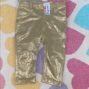 Infant gold pants
